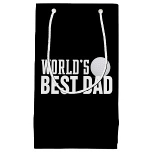 World's Best Dad Typography Golf Gift Bag