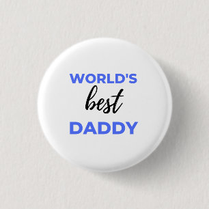 World's Best Daddy bl 3 Cm Round Badge