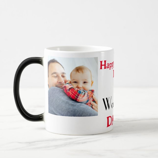 World's best daddy magic mug (Left)