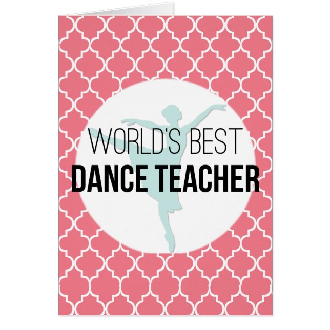 World's Best Dance Teacher (Front)