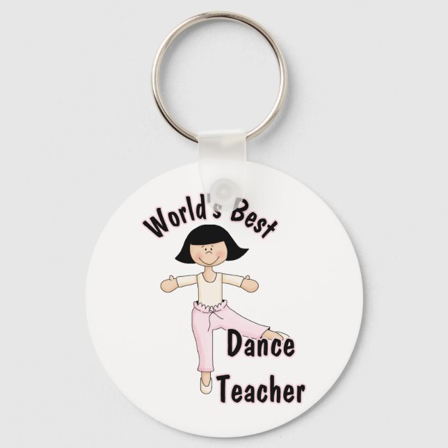 World's Best Dance Teacher Key Ring (Front)