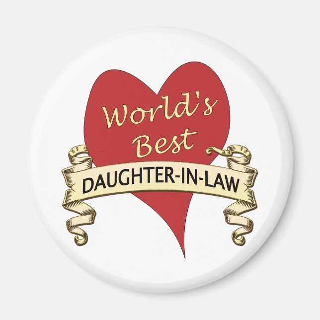 World's Best Daughter-In-Law Magnet (Front)