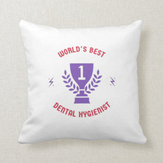 World's best dental hygienist cushion