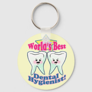 Worlds Best Dental Hygienist Key Ring