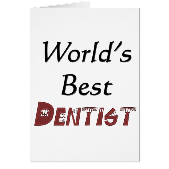 World's Best Dentist (Front)