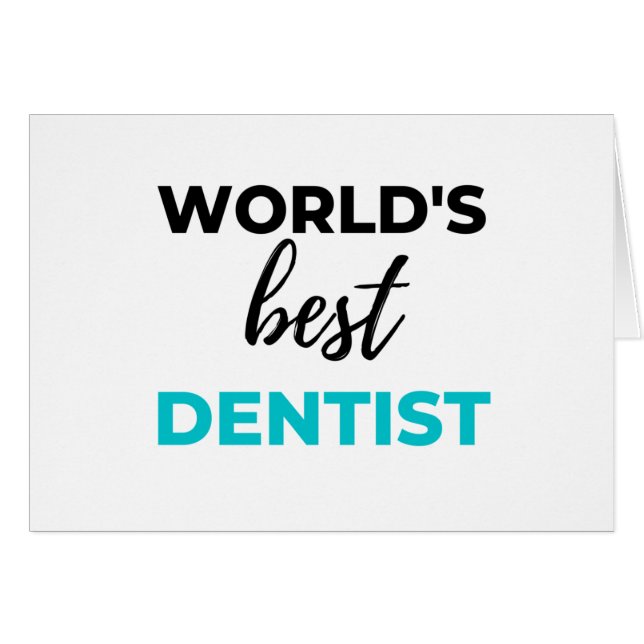 World's Best Dentist 2 (Front Horizontal)