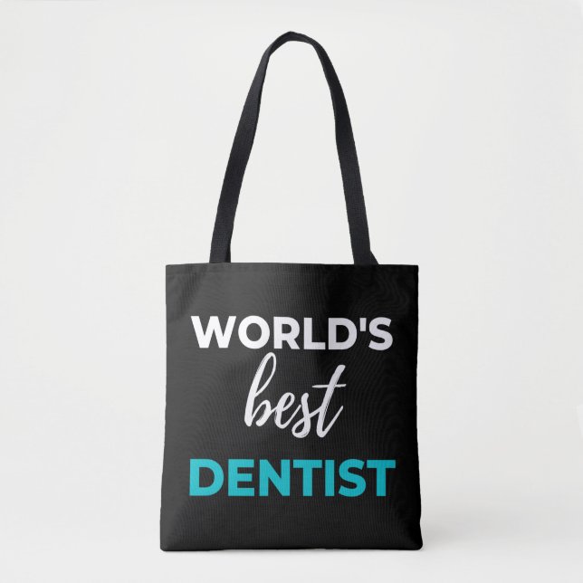 World's Best Dentist Tote Bag (Front)