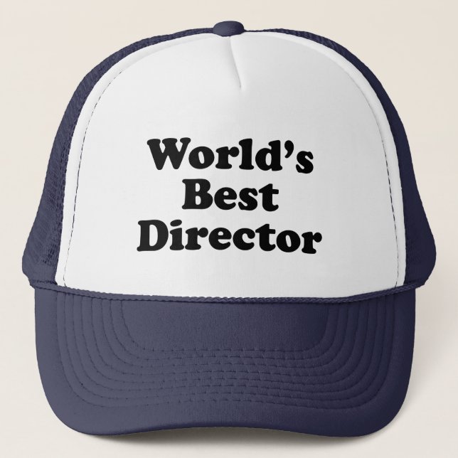 World's Best Director Trucker Hat (Front)
