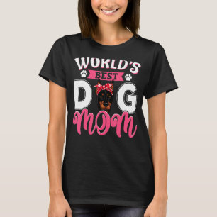 World's Best Doberman Dog Mum Mother's Day T-Shirt