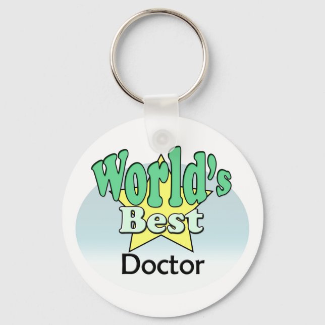 World's Best Doctor Key Ring (Front)