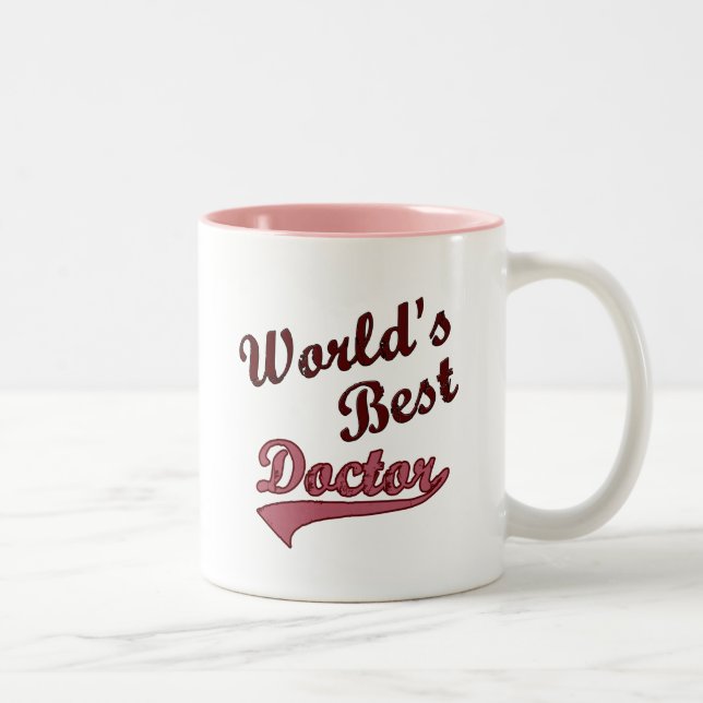 World's Best Doctor Two-Tone Coffee Mug (Right)