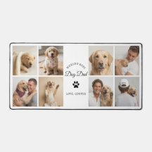 World's Best Dog Dad Custom Photo Collage