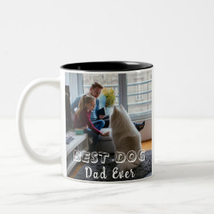 World's Best Dog Dad Custom Photo Mug
