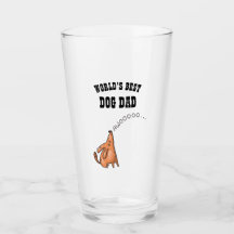 Worlds Best DOG DAD Funny Gift for Dog Fathers