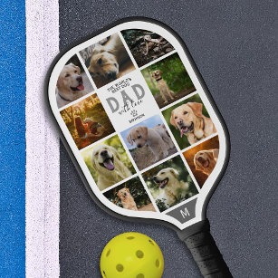 World's Best Dog Dad l Father's Day Pickleball Paddle