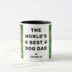 Worlds Best Dog Dad Photo Black