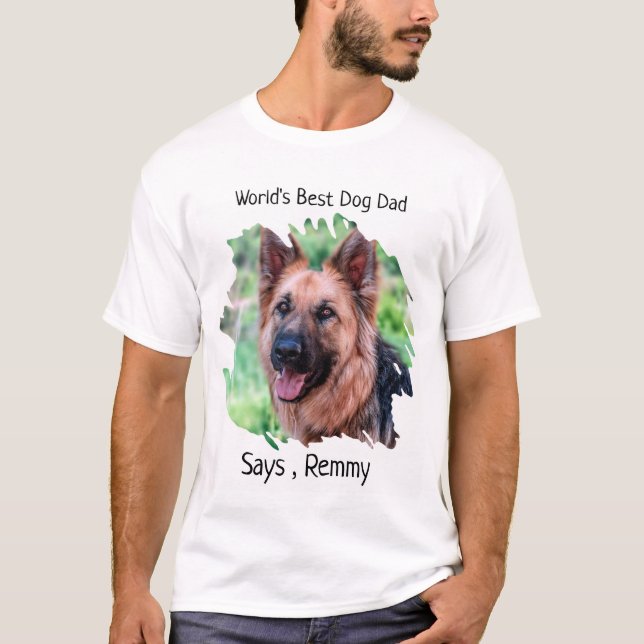 World's Best Dog Dad T-Shirt (Front)
