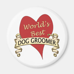 World's Best Dog Groomer Magnet