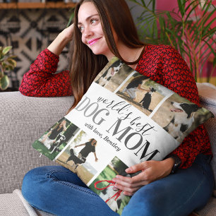 World's Best Dog Mom Picture Cushion