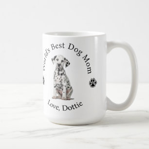 World's Best Dog Mum Personalise Coffee Mug