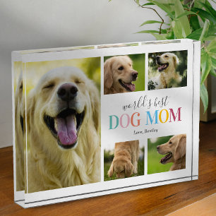 World's Best Dog Mum Photo Collage