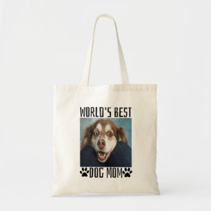 Worlds Best Dog Mum T-Shirt Tote Bag