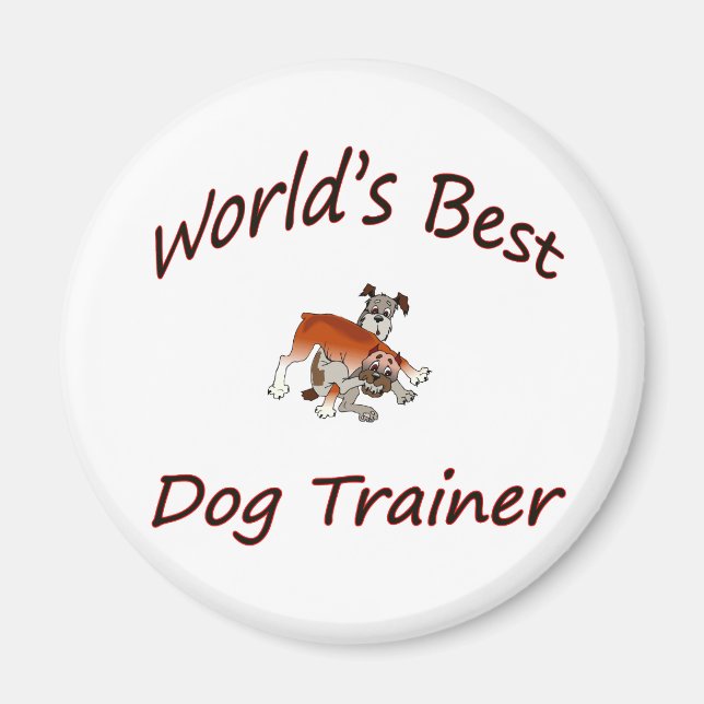 World's Best Dog Trainer Magnet (Front)