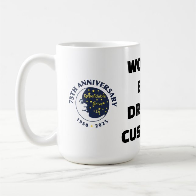 World's Best Drive In Customer Mug (Left)