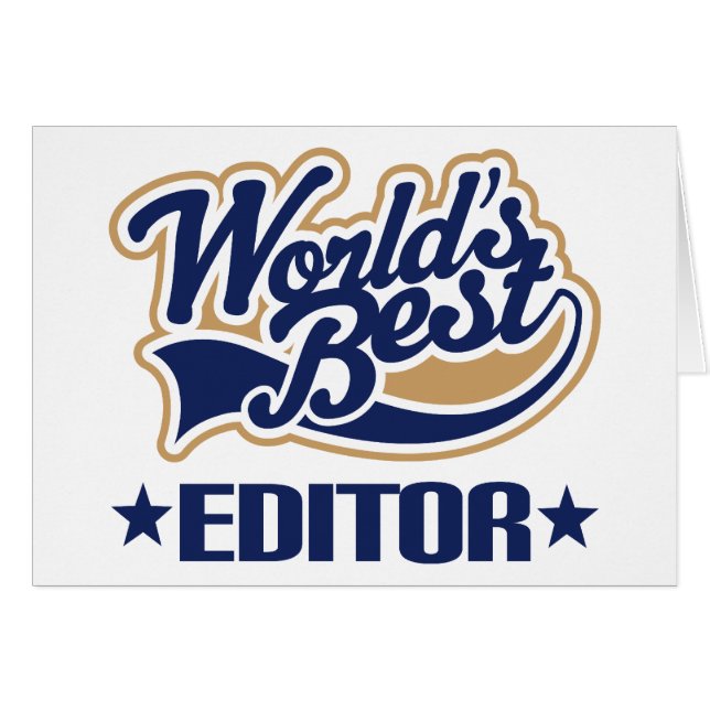 Worlds Best Editor (Front Horizontal)