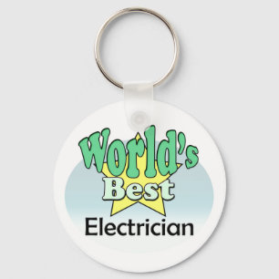 World's Best Electrician Key Ring