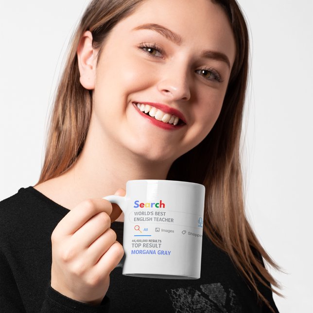 WORLDS BEST ENGLISH TEACHER FUN Top Search Result Coffee Mug (Creator Uploaded)