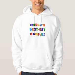 World's Best-est Gammie Bright Colours Gifts Hoodie