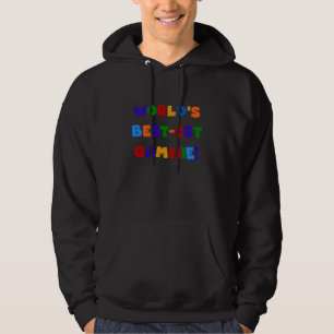 World's Best-est Gammie Bright Colours Gifts Hoodie
