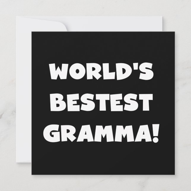 World's Best-est Gramma Black or White (Front)