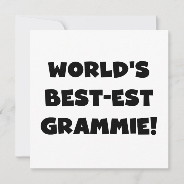 World's Best-est Grammie Black or White Gifts (Front)