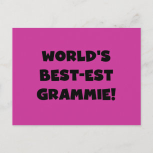 World's Best-est Grammie Black or White Gifts Postcard