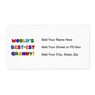 World's Best-est Granny Bright Colours