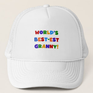 World's Best-est Granny Bright Colours Trucker Hat