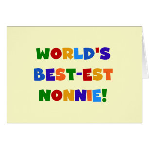 World's Best-est Nonnie Bright Colours Gifts