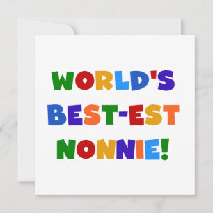 World's Best-est Nonnie Bright Colours Gifts