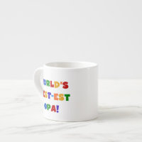 World's Best-est Opa Bright Colours Gifts
