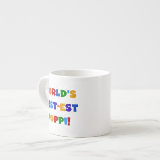 World's Best-est Poppi Bright Colours Gifts Espresso Cup