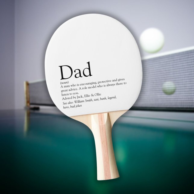 World's Best Ever Dad Daddy Father Definition Ping Pong Paddle (World's Best Ever Dad Daddy Father Definition Ping Pong Paddle)