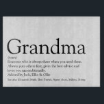 World's Best Ever Grandma, Granny Definition Cutting Board<br><div class="desc">Personalise for your special Grandma,  Grandmother,  Granny,  Nan or Nanny to create a unique gift for birthdays,  Christmas,  mother's day,  baby showers,  or any day you want to show how much she means to you. A perfect way to show her how amazing she is every day. Designed by Thisisnotme©</div>
