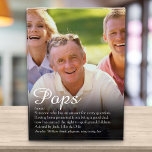 Worlds Best Ever Grandpa, Grandad, Papa Definition Photo Block<br><div class="desc">Personalise for your special grandpa,  grandad,  papa or pops to create a unique gift. A perfect way to show him how amazing he is every day. Designed by Thisisnotme©</div>