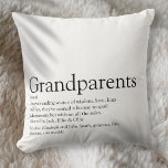 World's Best Ever Grandparents Definition Cushion<br><div class="desc">Personalise for your special grandparents to create a unique gift. A perfect way to show them how amazing they are every day. Designed by Thisisnotme©</div>