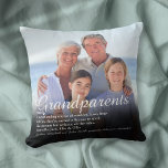 World's Best Ever Grandparents Definition Cushion<br><div class="desc">Personalise for your special grandparents to create a unique gift. A perfect way to show them how amazing they are every day. Designed by Thisisnotme©</div>