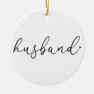 World's Best Ever Husband Definition Ceramic Tree Decoration