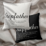 World's Best Ever Stepfather, Stepdad Definition Cushion<br><div class="desc">Personalize for your special stepfather,  stepdad,  or daddy to create a unique gift for Father's day,  birthdays,  Christmas or any day you want to show how much he means to you. A perfect way to show him how amazing he is every day. Designed by Thisisnotme©</div>