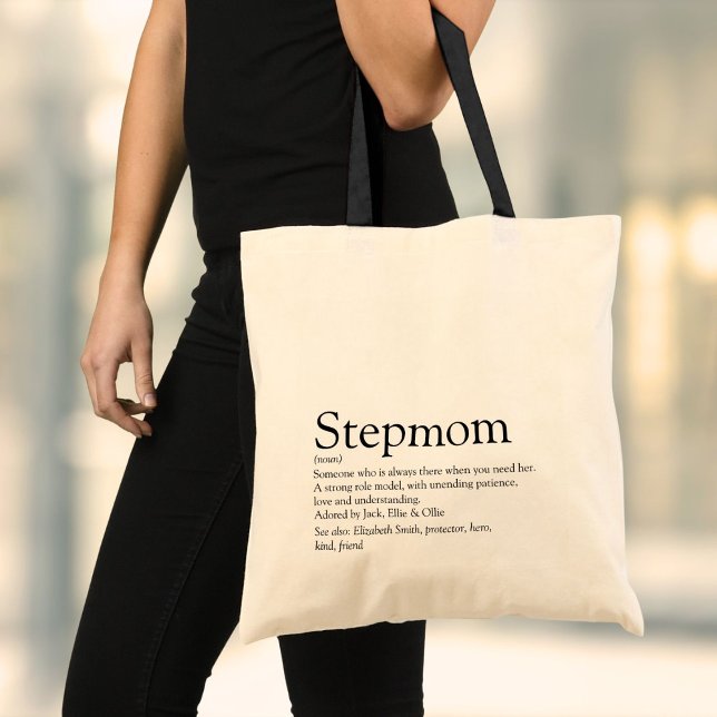 World's Best Ever Stepmom Stepmother Definition Tote Bag (World's Best Ever Stepmom Stepmother Definition Tote Bag)